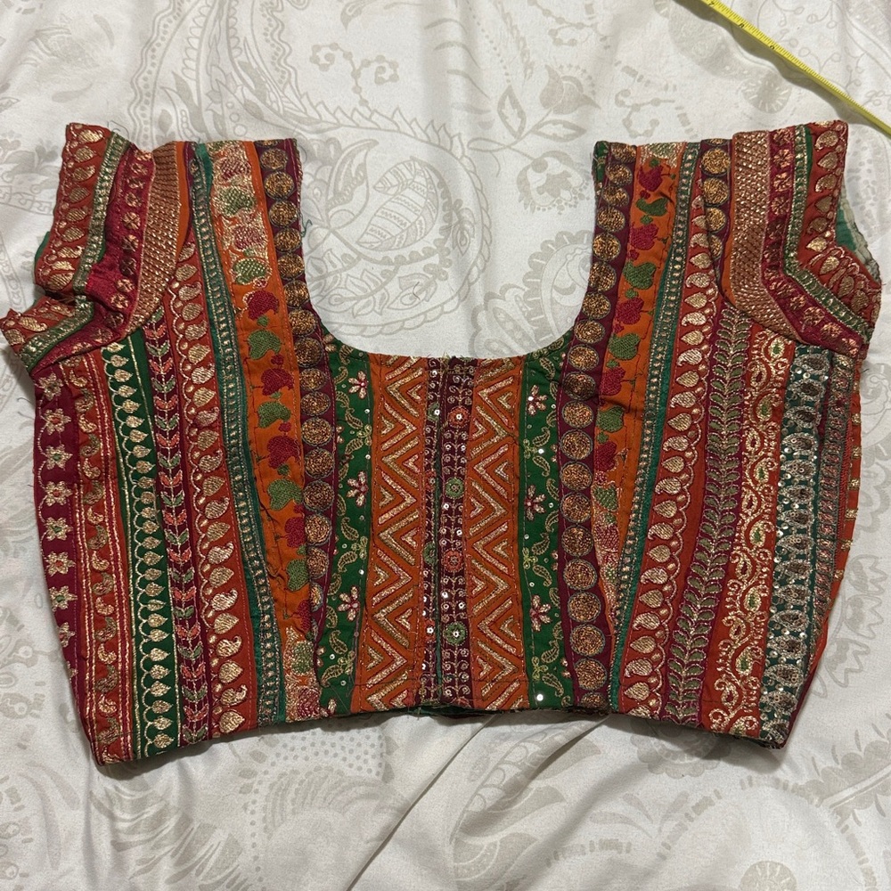 Colorful Embroidered Blouse